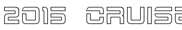 2015 Cruiser font preview